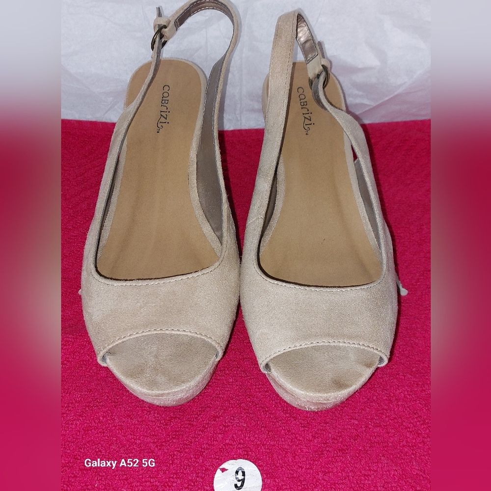 CABRIZI Womens wedge heels w/box - Picture 4 of 6
